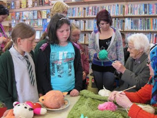 Sit & Knit Together for Bealtaine at Miltown Malbay Library #2