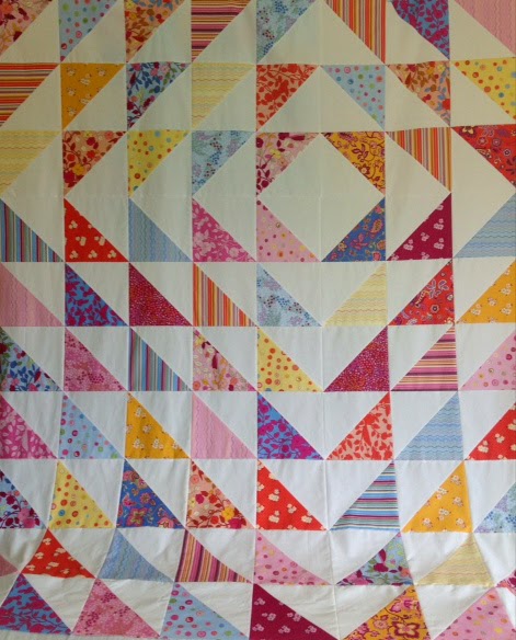 Finished HST Quilt Finished HST Quilt