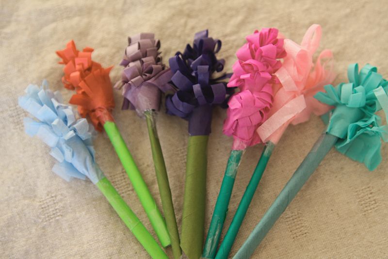 paper flowers craft. Paper Hyacinths, Origami Mommy