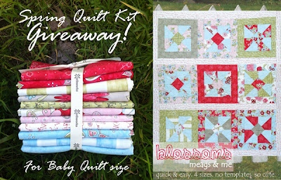 meags and me Blossoms Quilt pattern and Clothworks Fabric #Giveaway