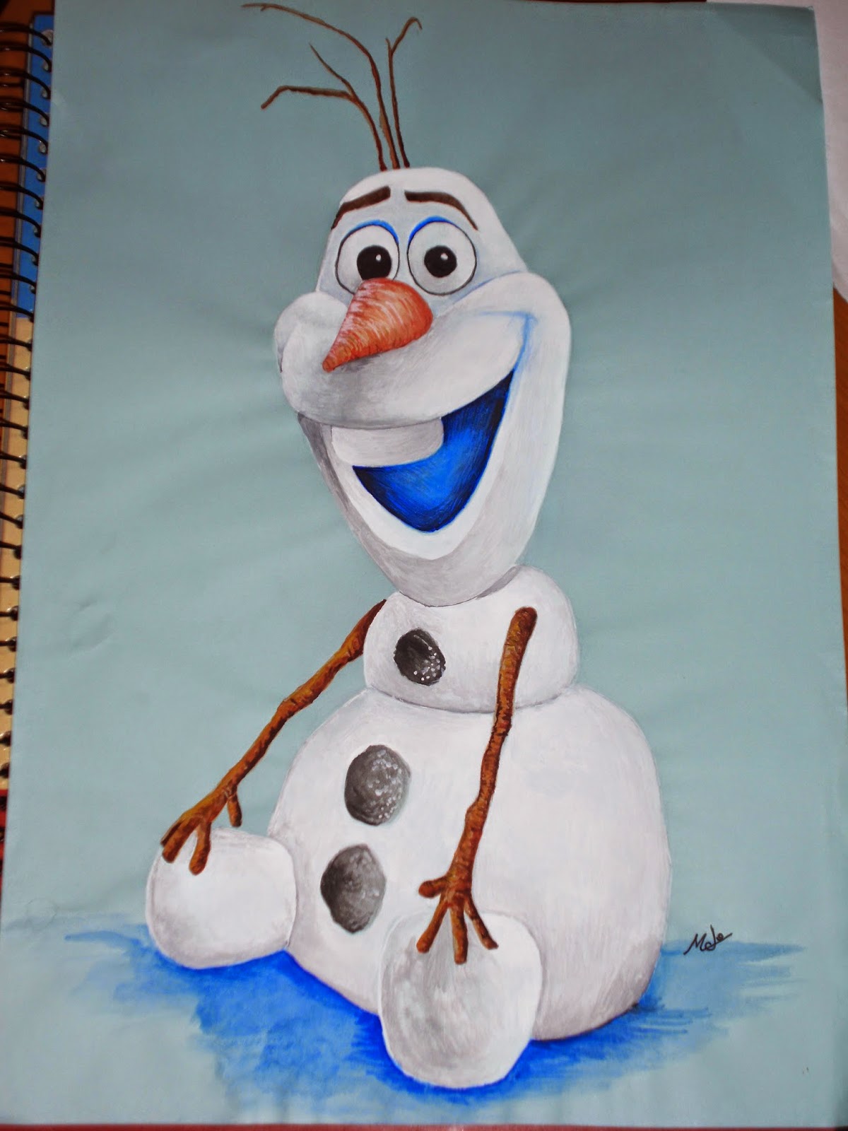 Los dibujos de Meli Olaf Frozen