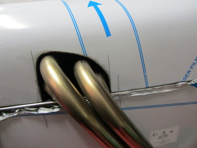 Richard's GBS Zero exhaust opening