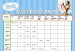 Calendario vacunación 2012