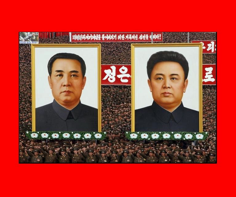 Presidentes Kim ll Sung - Kim Jon-il Revolucionarios Republica Korea Democratica Comunista