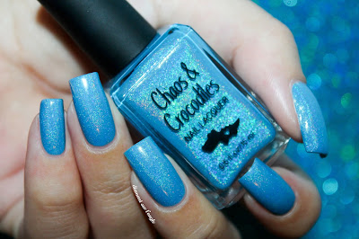 Swatch of the nail polish "City in The Clouds" from Chaos & Crocodiles