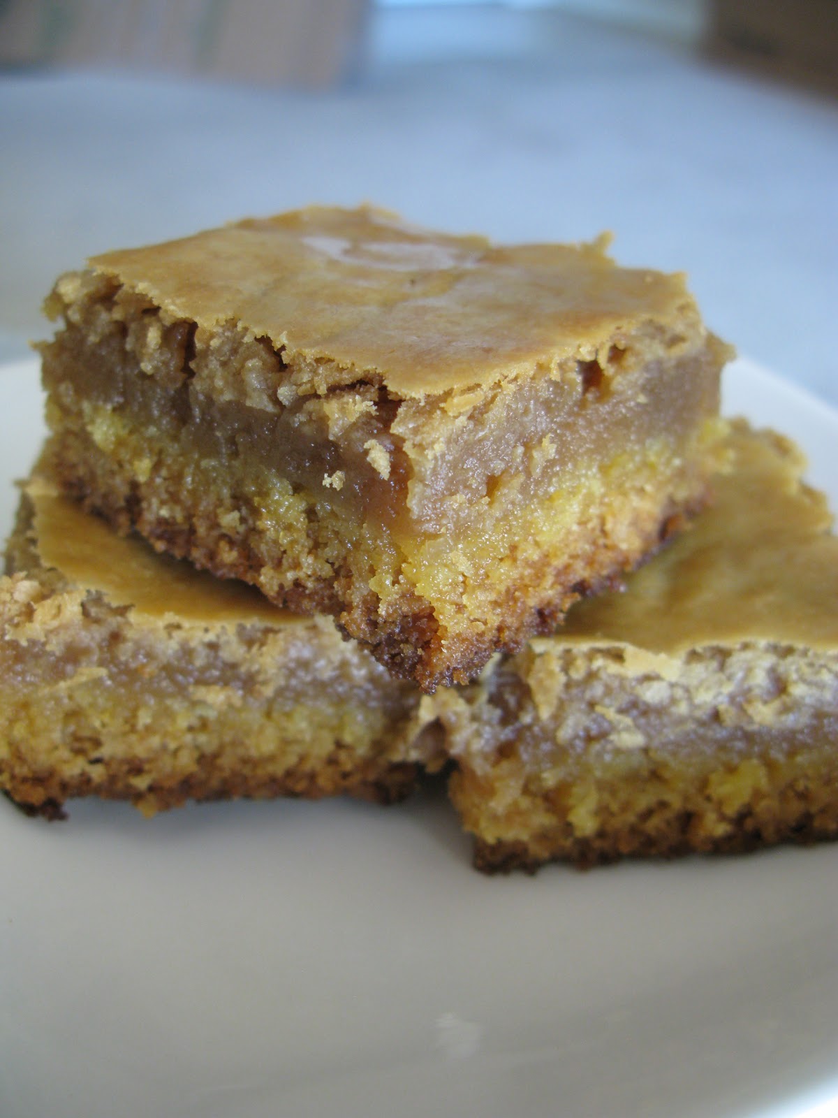 Tortillas and Honey "Cookie Butter" Gooey Butter Cakes