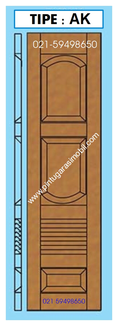 PINTU GARASI BESI TIPE AK