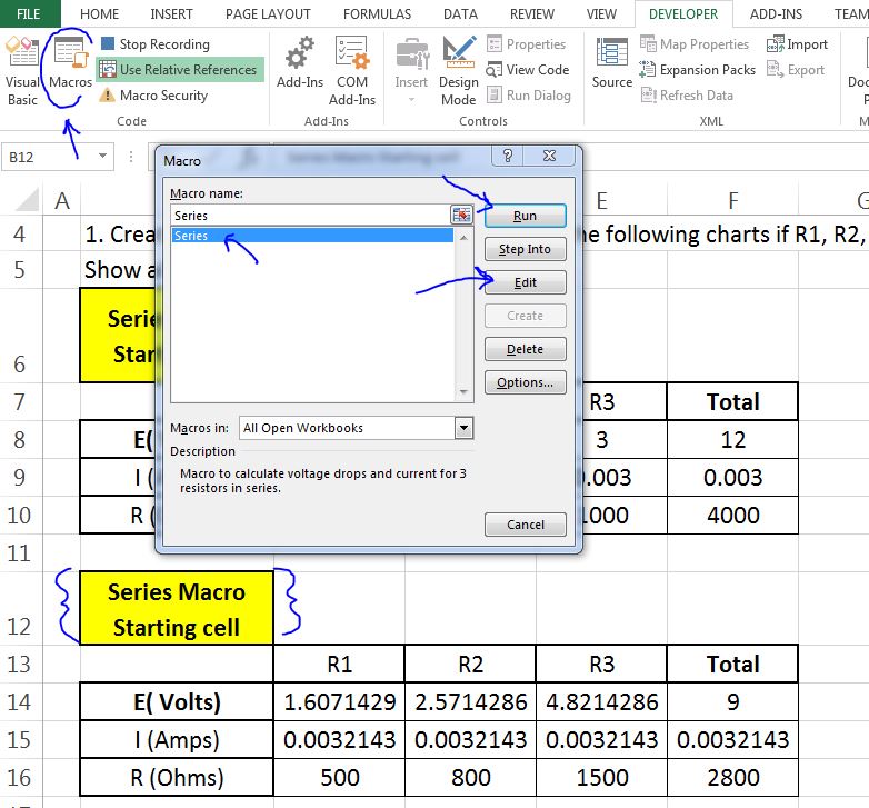 Use Relative References In Vba