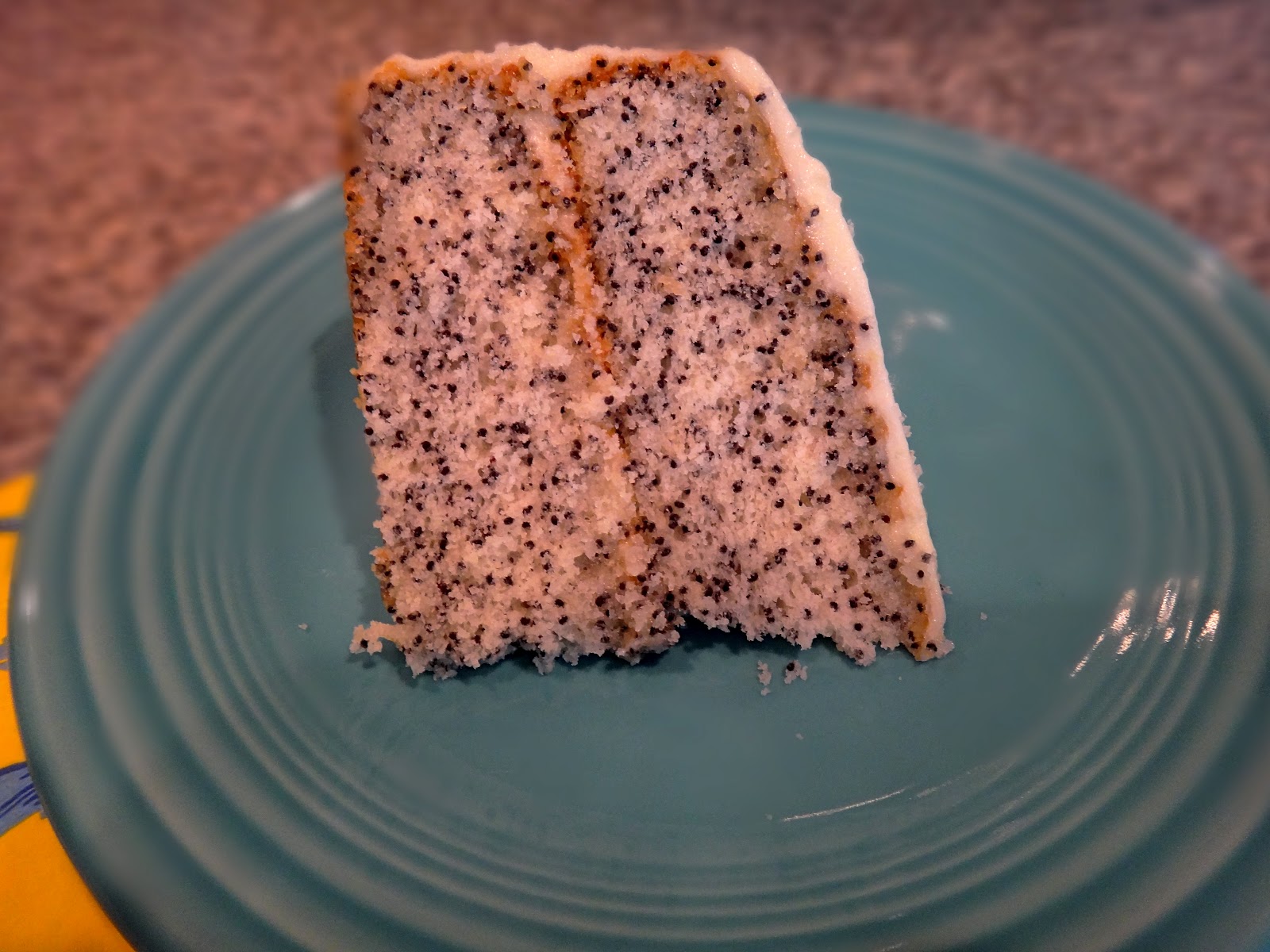 Badger Kitchen Poppy Seed Cake with Lemon Buttercream
