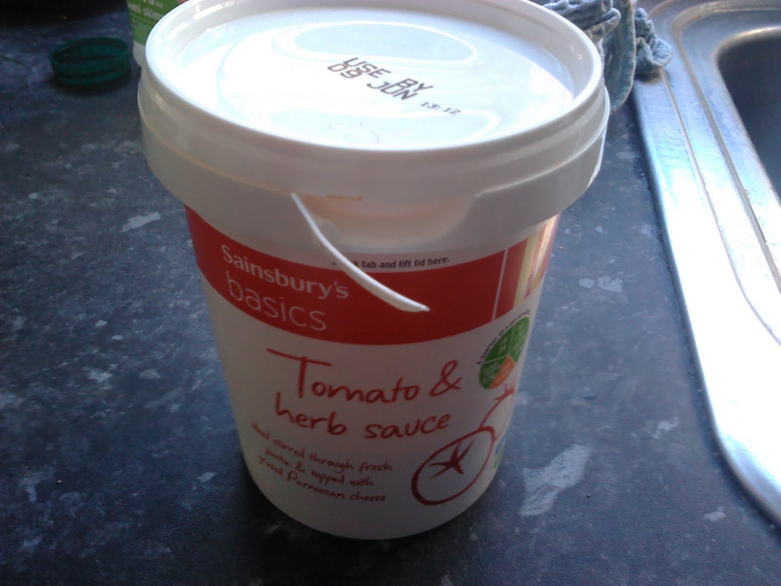 Back to Sainsbury's Basics Tomato and Herb Pasta Sauce