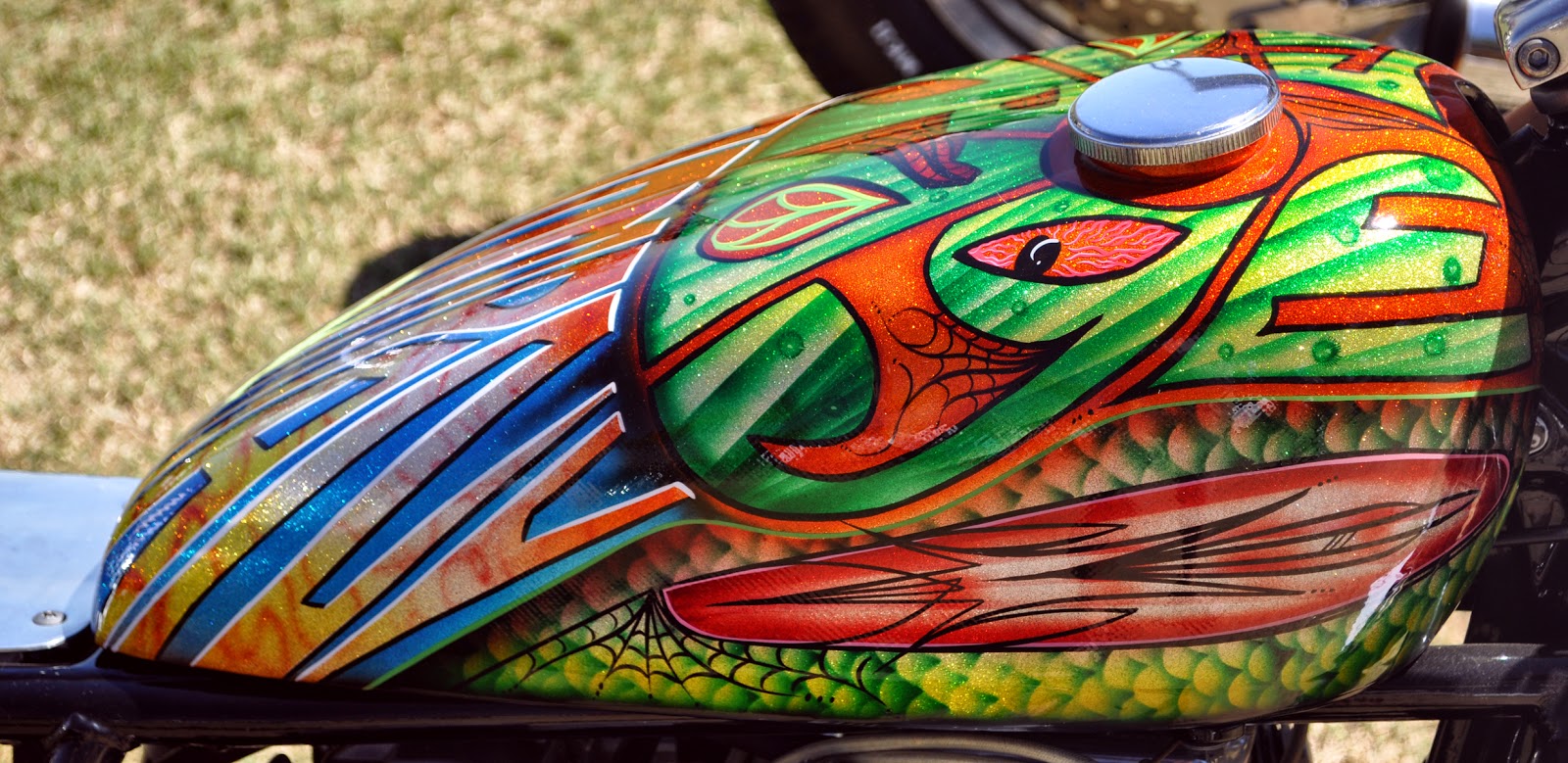 Just A Car Guy Garage Company? Great gas tank paint job