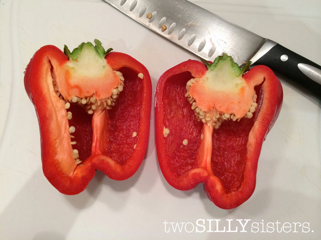 Two Silly Sisters Gluten Free Quinoa Stuffed Baked Capsicums