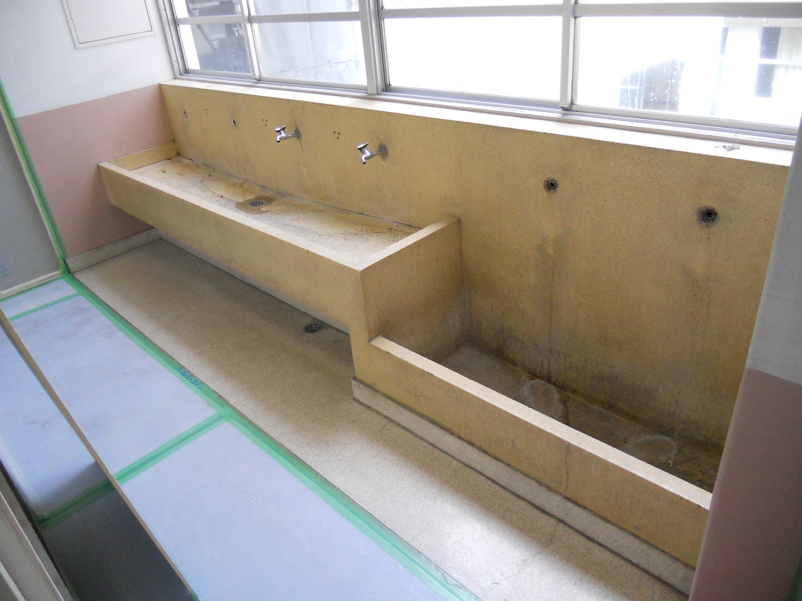 FUKUOKA 豊田市 学校保全改修工事 SUS流し台