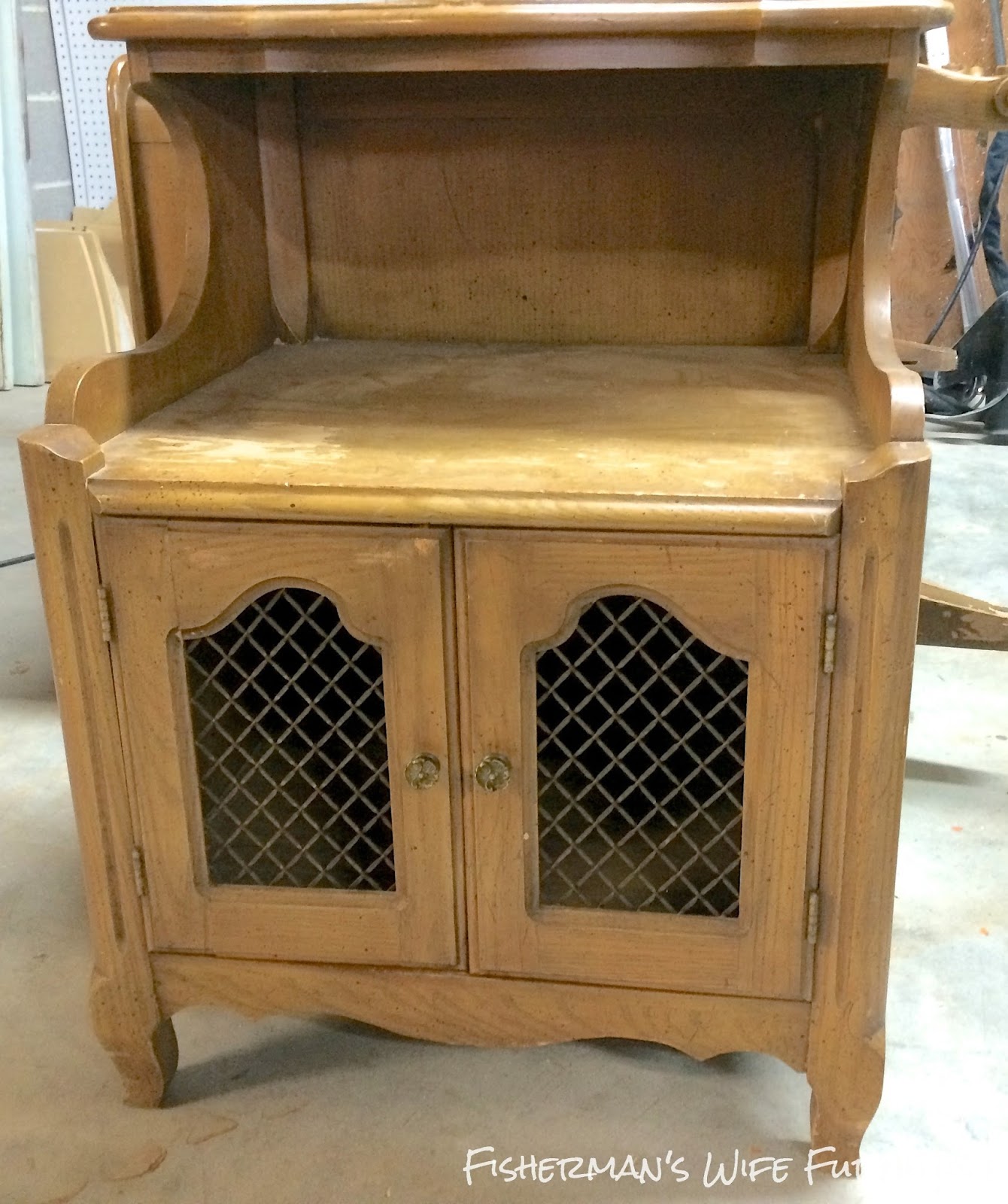 Fisherman's Wife Furniture Pink & Gold Dipped End Table