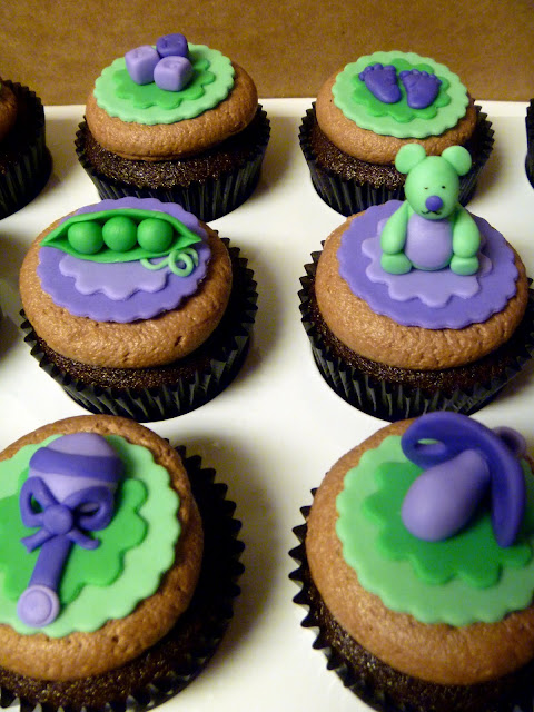 pea cupcakes