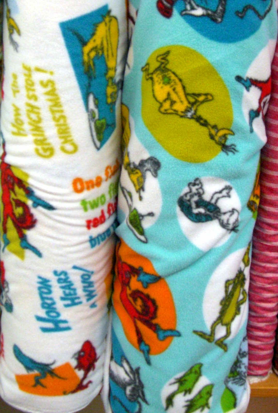 Treadle Yard Goods Cat in the Hat fleece