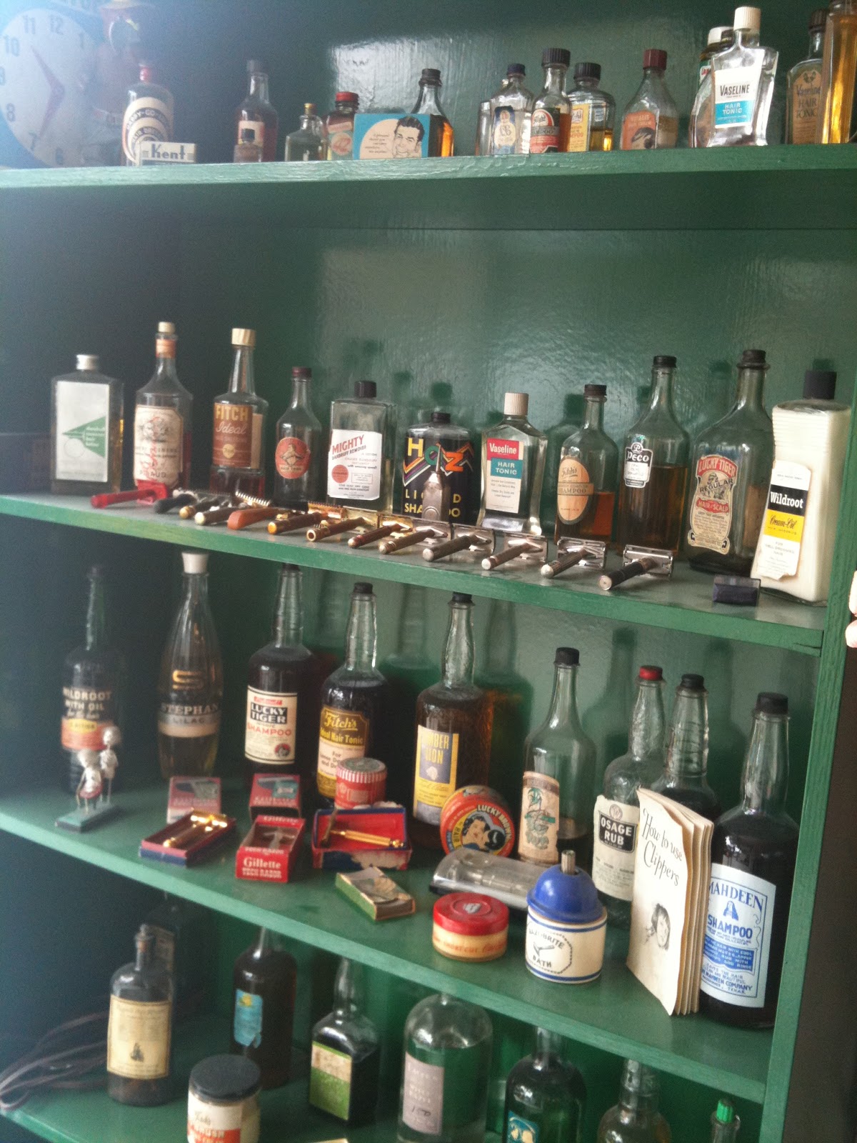 Wordless Wednesday Vintage Barber Display The Nova Studio