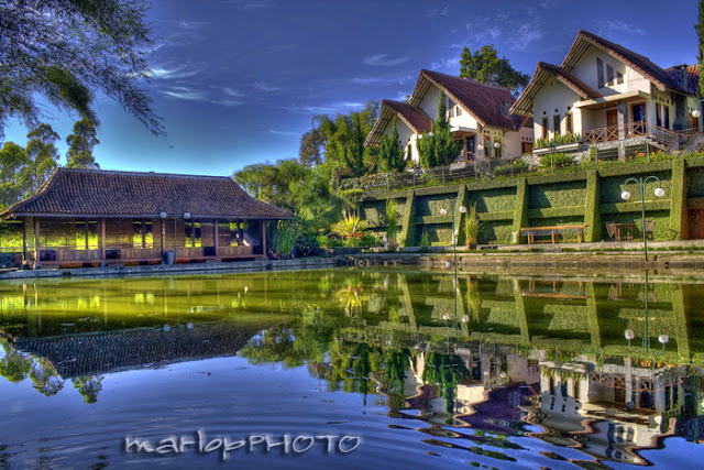 Citere Hotel View with Fishing Pond in HDR mode