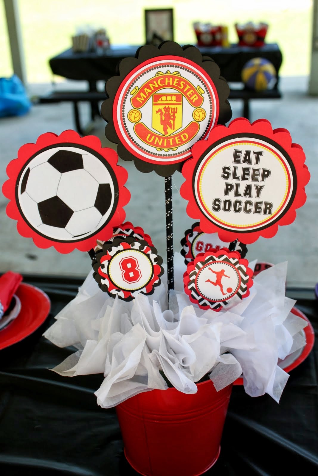 So Cute Parties Soccer Theme Party Manchester United