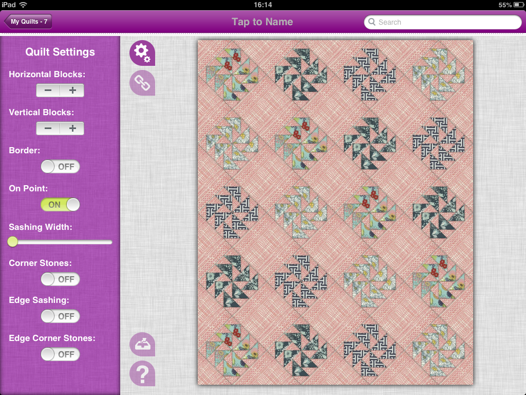 Lily's Quilts Quiltography a new iPad quilt design app