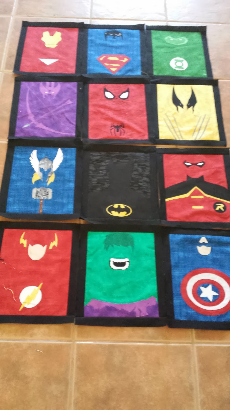Transitions for meee The Avengers Quilt