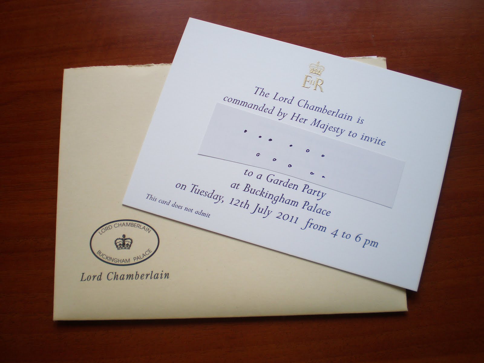 Hausfrau Einladung Zur Gartenparty Bei Der Queen