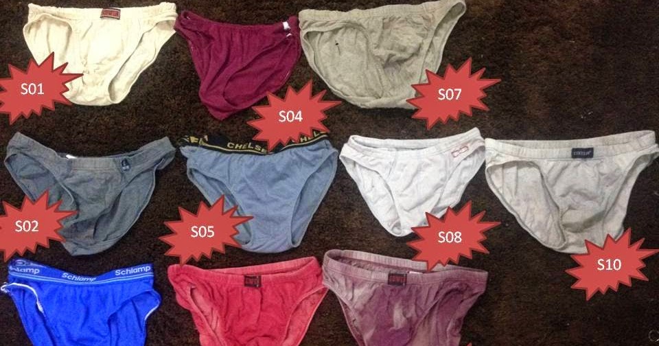 Used Male Underwear Seasoned straight guy underwears for sale