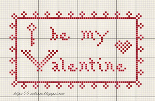 free cross-stitch patterns for Valentine's Day | Blisstree