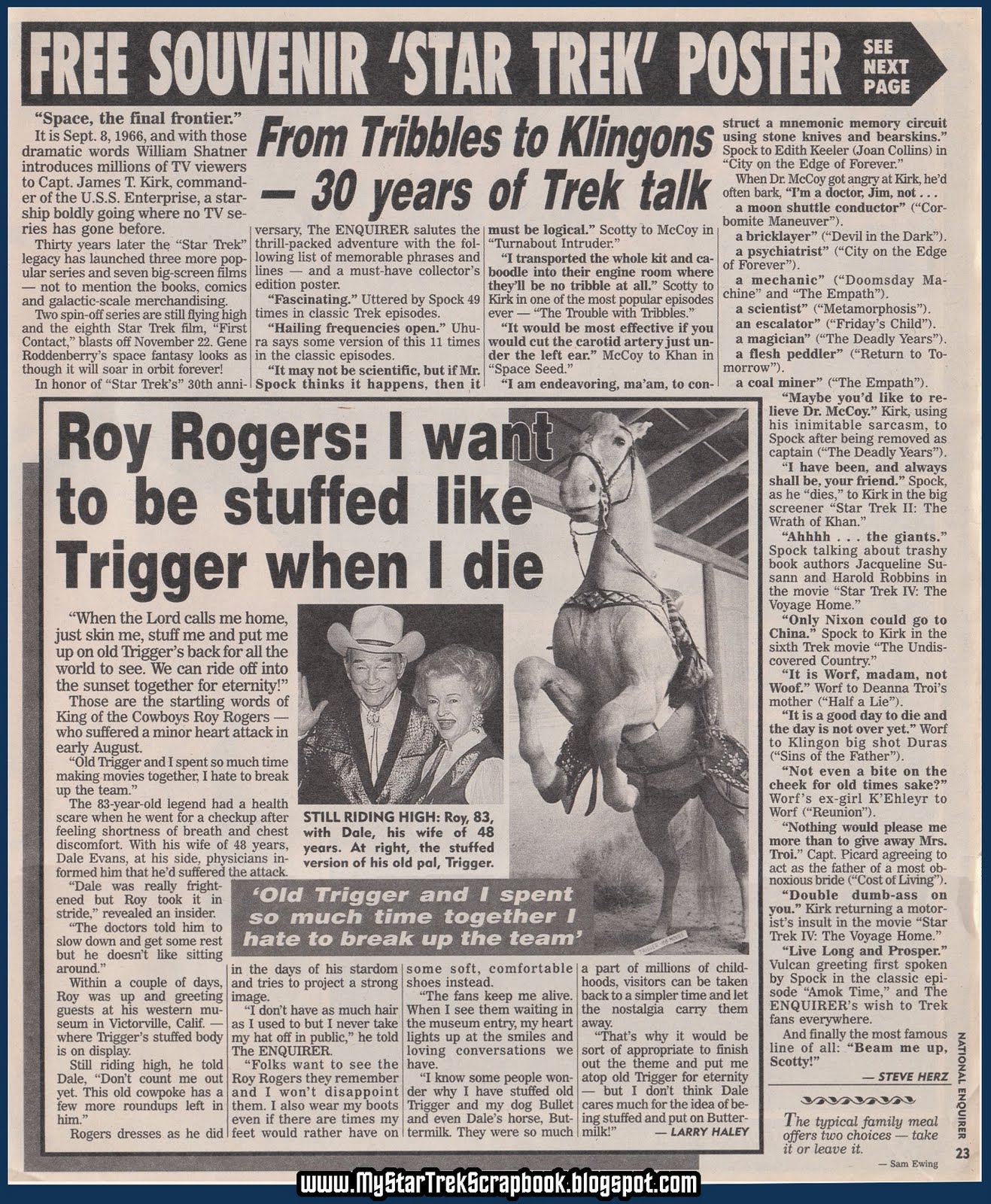 Tabloid Article