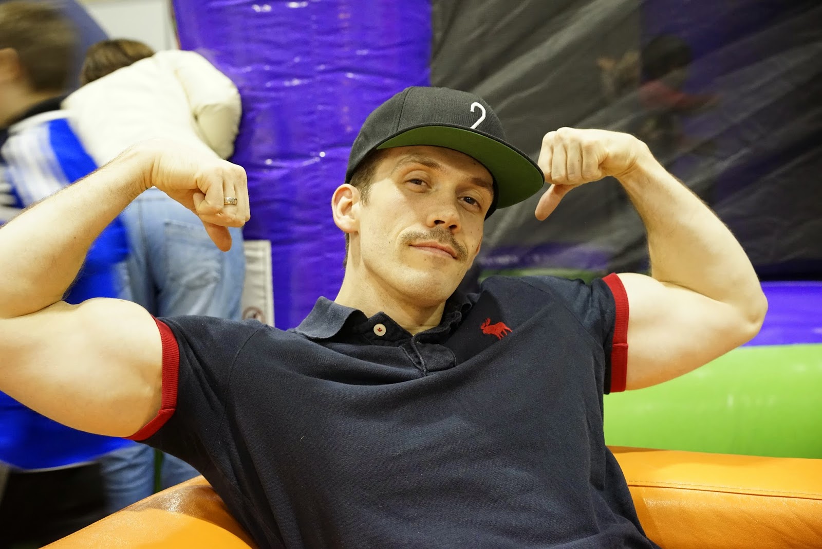 Richard Bjerkoe - Robust Dad - Flexing Moustache