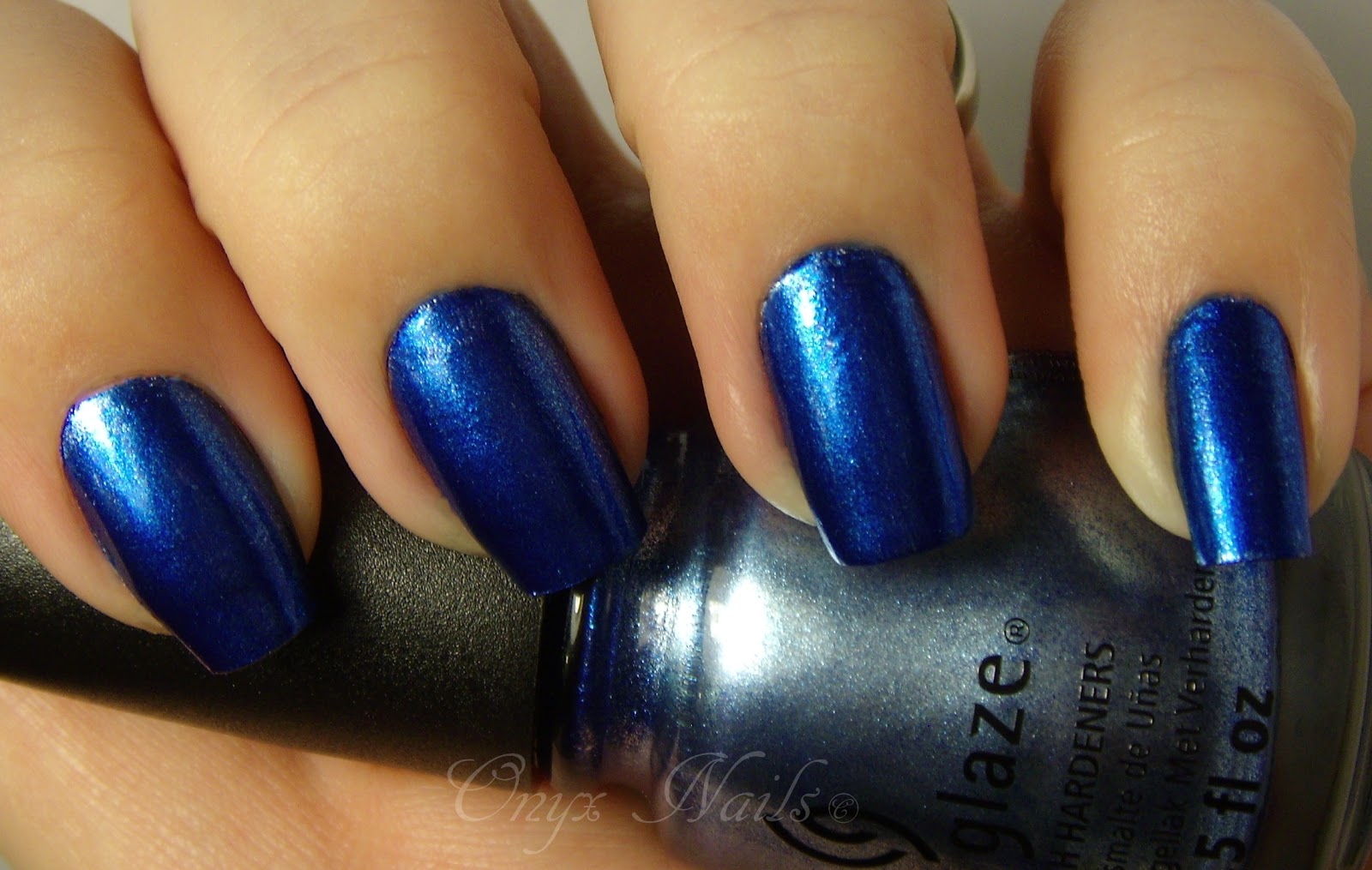 Onyx Nails Blue Bells Ring Swatch And Review
