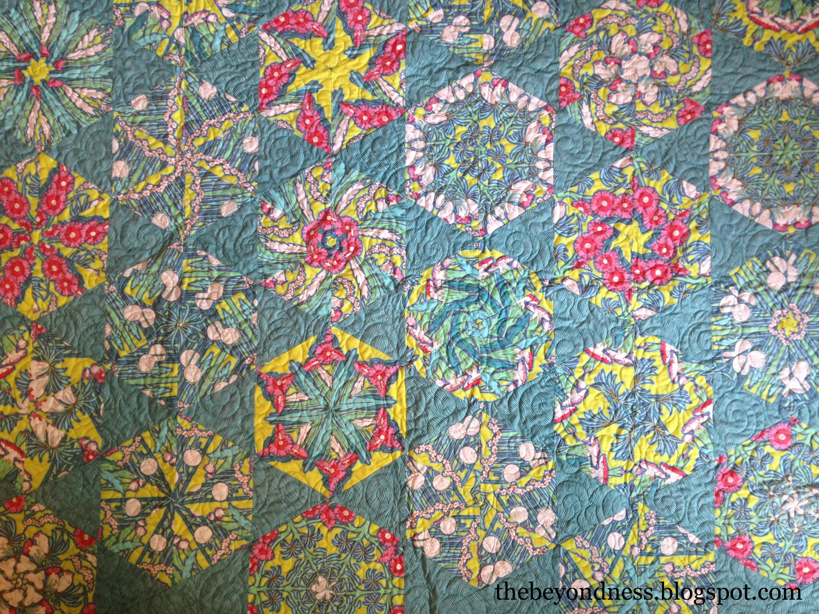 The Beyondness of Things Modern Kaleidoscope Quilt