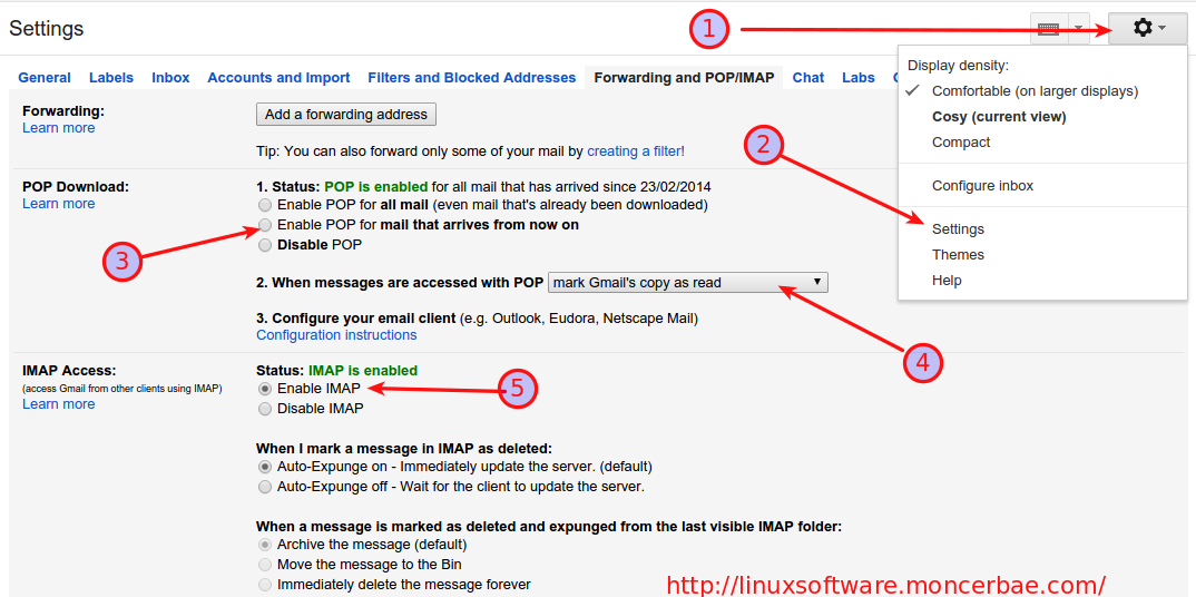 setting email thunderbird setting email thunderbird