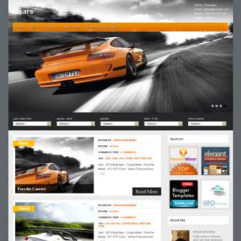 Gears blogger template. tumblr template for blogger template