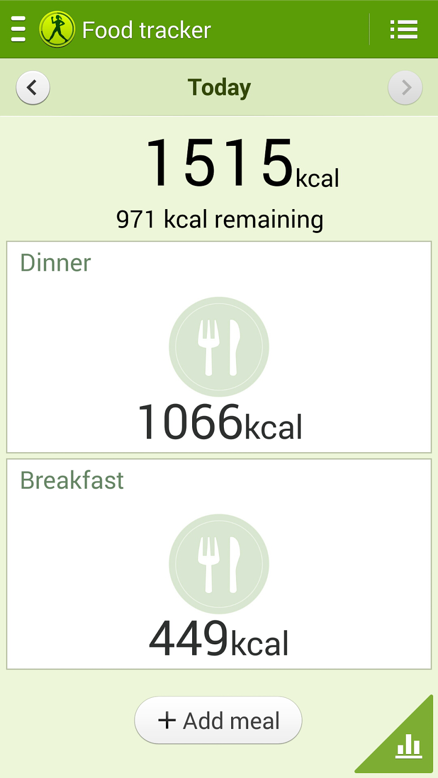 samsung health calorie tracker
