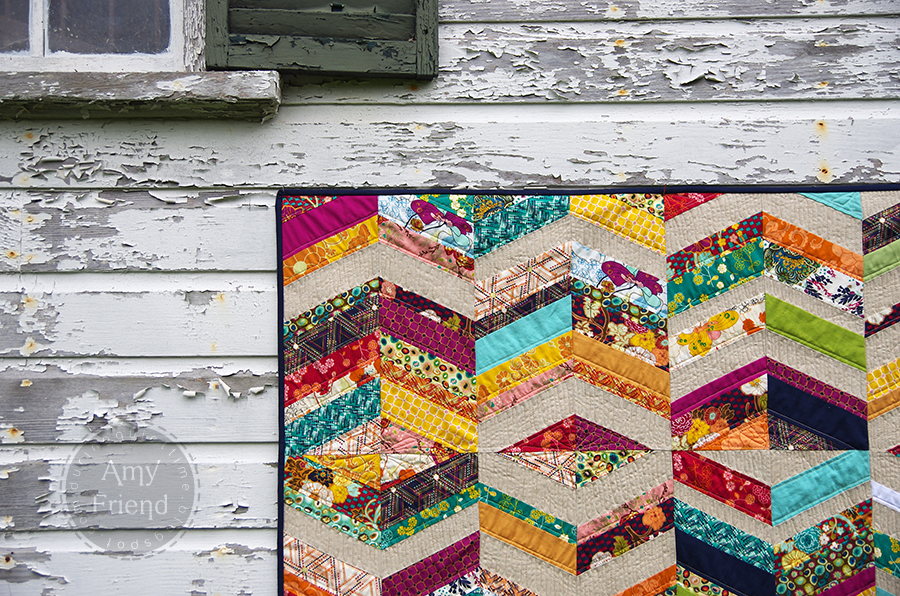 Indie Vibrations Quilt During Quiet Time