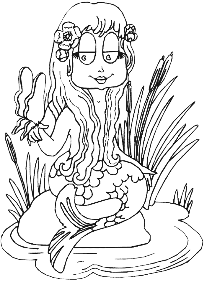 DIAL M FOR MERMAID BLOG: KIDS MERMAID COLORING PAGES