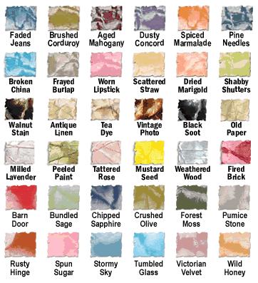 maltshop kittens inc tim holtz mini distress ink pads colour chart