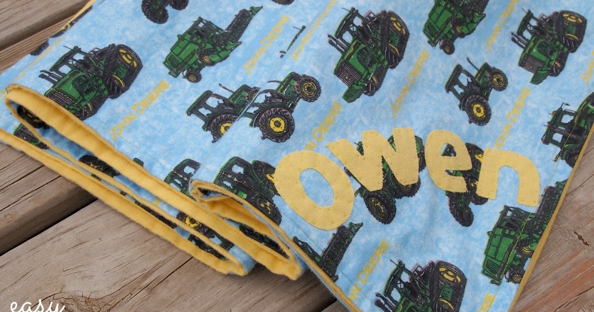 Ginger Snap Crafts Personalized Baby Blanket with Silhouette Sewable