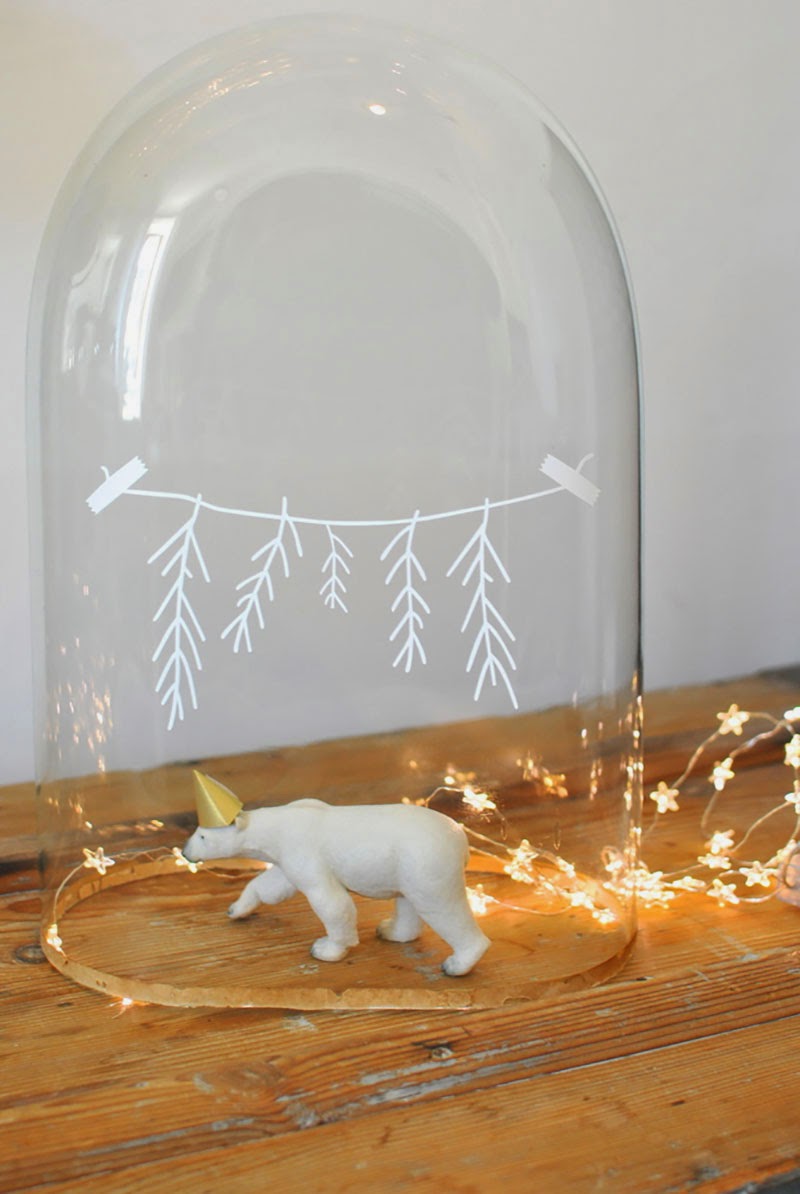 Adornos navideños de porcelana fría