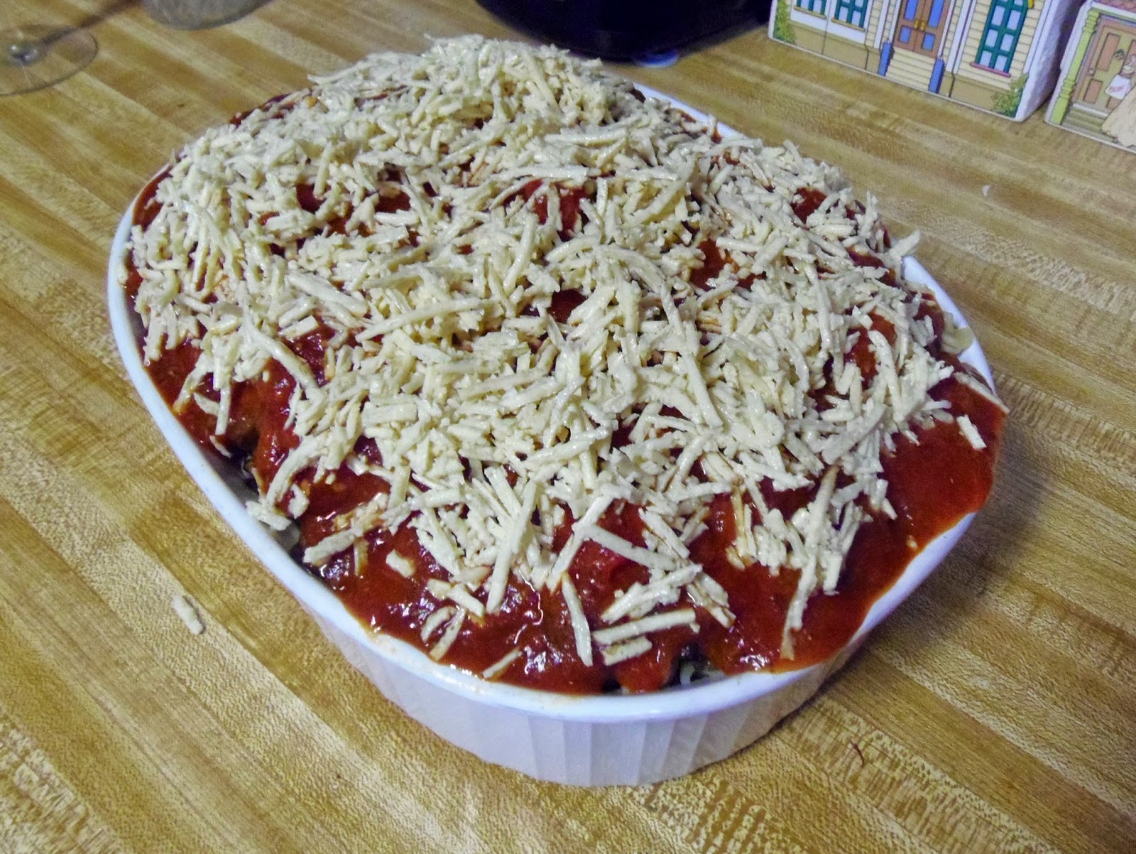 Glo's Kitchen Baked Rotini with Italian Sausage
