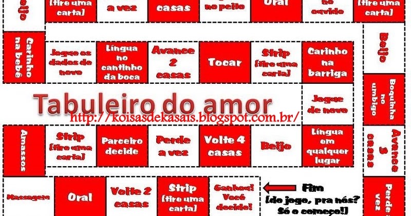 Coisas da Na: Jogo de tabuleiro do amor