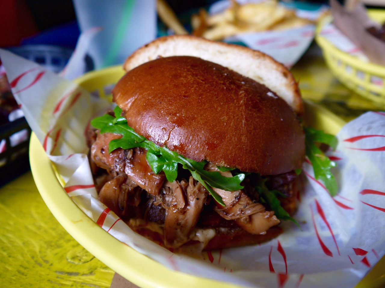 a little lusciousness BOOM BURGER, PORTOBELLO