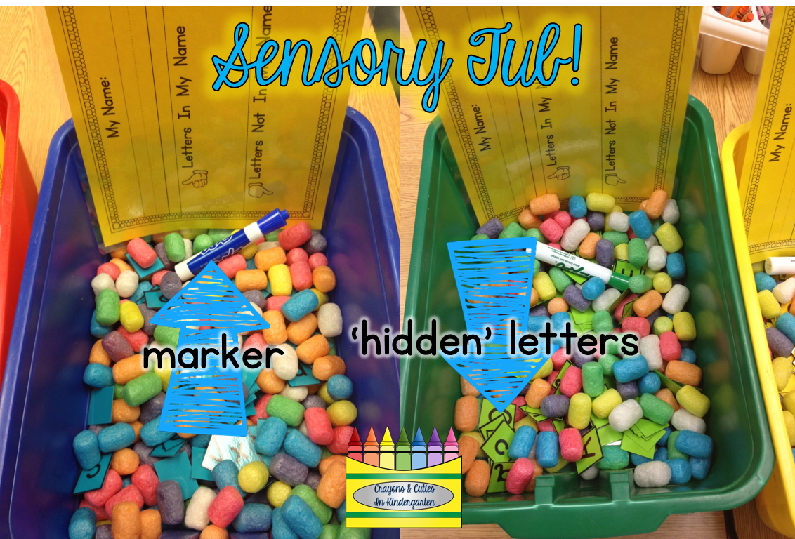 Crayons & Cuties In Kindergarten It's All In A Name! Using Children's