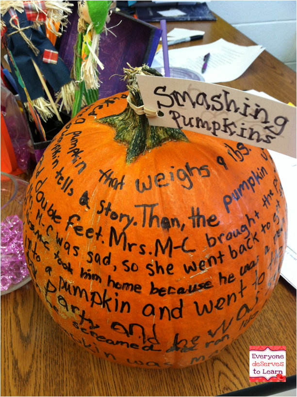 Fun for Fall Write on a Pumpkin! Everyone Deserves to Learn