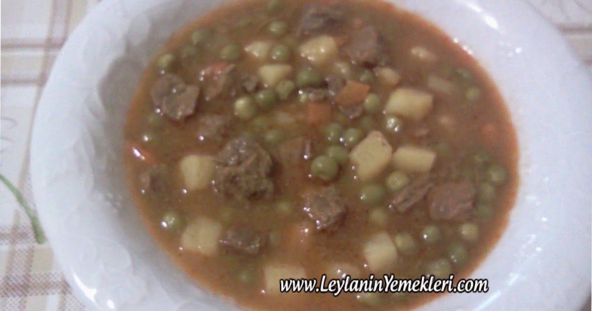 Etli Sebzeli Bezelye Yemeği Nasıl Yapılır? Yemek Tarifleri
