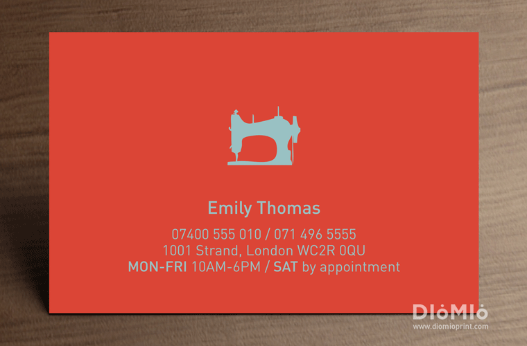 Tailoring Business Cards DioMioPrint