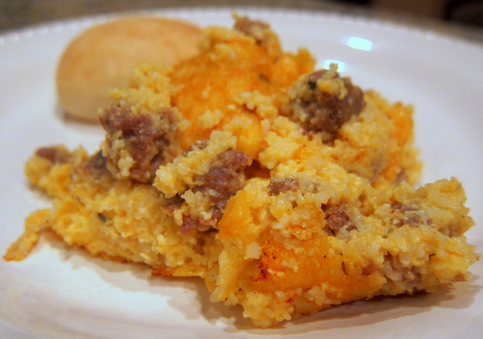 Sausage & Cheese Grits Casserole Plain Chicken