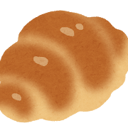 ロールパンのイラスト