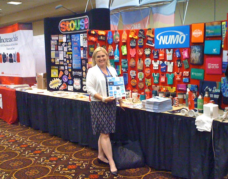 Image is of Carla Buchanan, Business Brandings, ASI number 152018, arriving at the ASI Roadshow in Las Vegas, May 6, 2011.